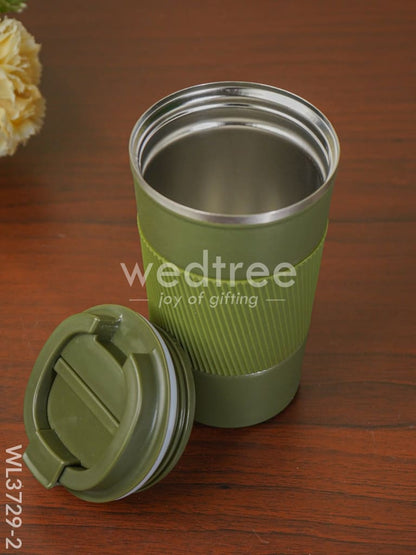 Corporate Gift - Coffee Mug with Lid - Green - WL3729-2