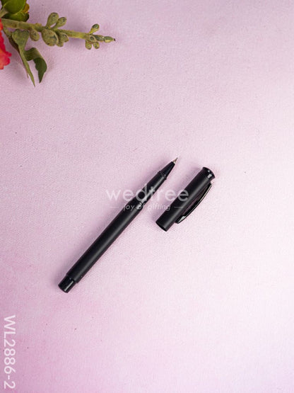 Corporate Gift - Flask & Diary with Pen Set - Black - WL2886-2