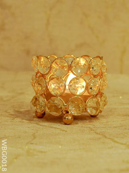 Crystal votive holders - WBG0018