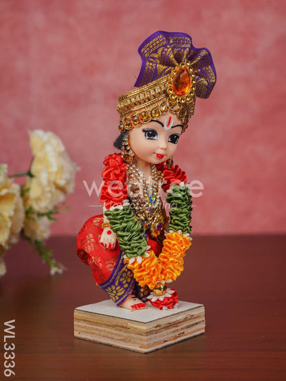 Cute Krishna Doll - 8 inch - WL3336