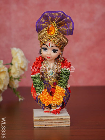 Cute Krishna Doll - 8 inch - WL3336