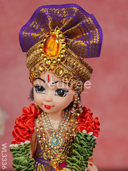 Cute Krishna Doll - 8 inch - WL3336