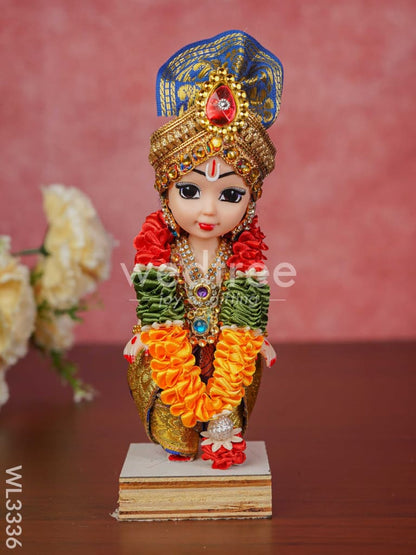 Cute Krishna Doll - 8 inch - WL3336