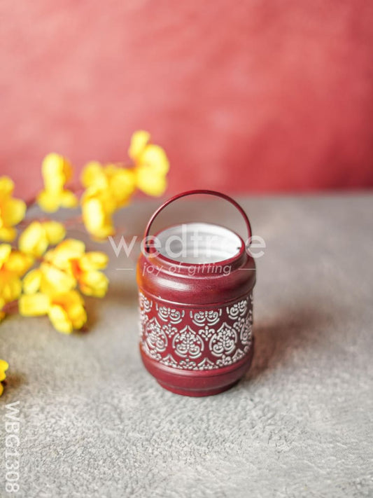 Cylindrical Votive with Handle - WBG1308