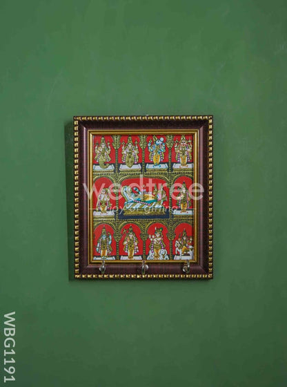 Dasavadharam Frame Key Hanger - WBG1191
