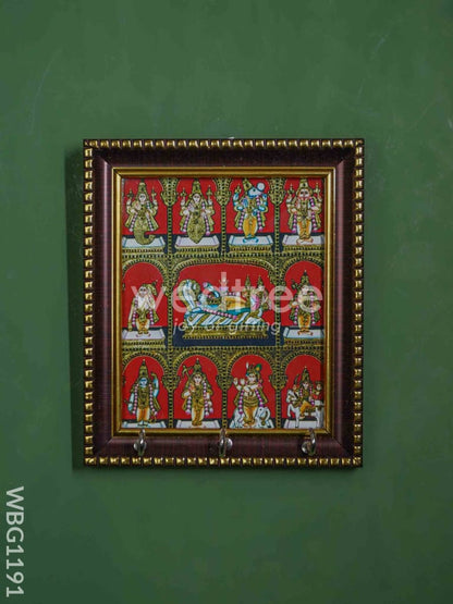 Dasavadharam Frame Key Hanger - WBG1191