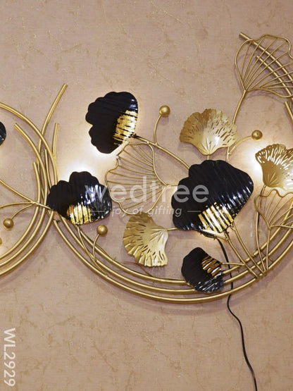 Décor Wall Hanging - Ginkgo Leaves in Ring - WL2929