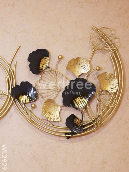 Décor Wall Hanging - Ginkgo Leaves in Ring - WL2929