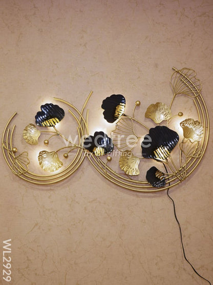 Décor Wall Hanging - Ginkgo Leaves in Ring - WL2929