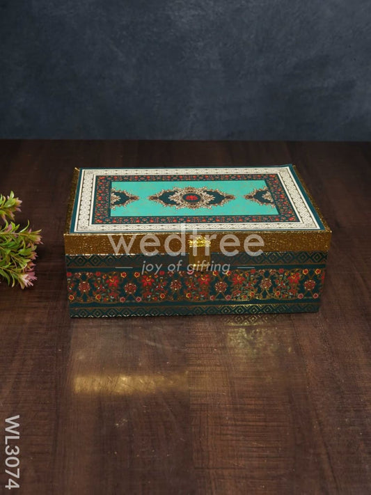 Decorative 2 Jar Dry Fruit Box - WL3074