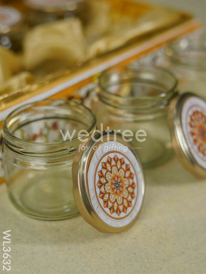 Decorative 6 Jar Dry Fruit Box - WL3632