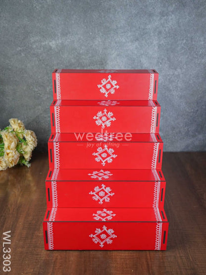 Decorative Dismantible 5 Step Golu Padi - WL3303