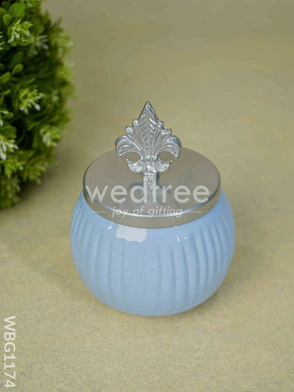 Decorative Dry fruit Jar with Lid - WBG1174