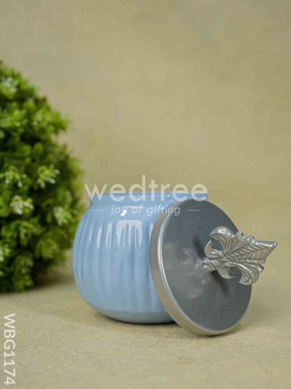 Decorative Dry fruit Jar with Lid - WBG1174