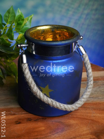 Decorative Glass Jar T-Light Holder - WL0512