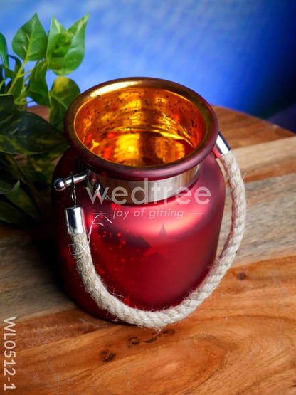 Decorative Glass Jar T-Light Holder - WL0512