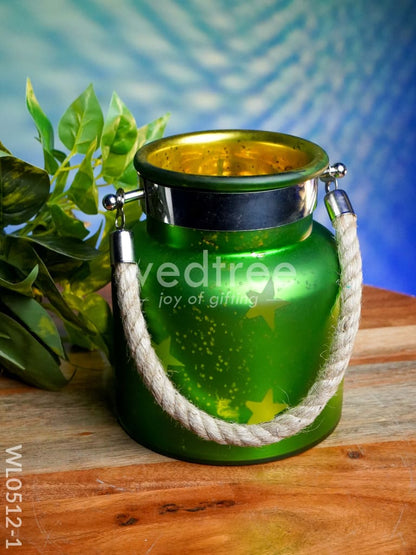 Decorative Glass Jar T-Light Holder - WL0512
