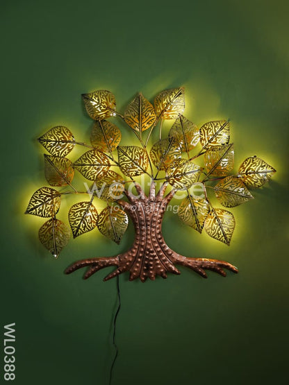 Decorative Golden Leaf Tree (Small) - WL0388