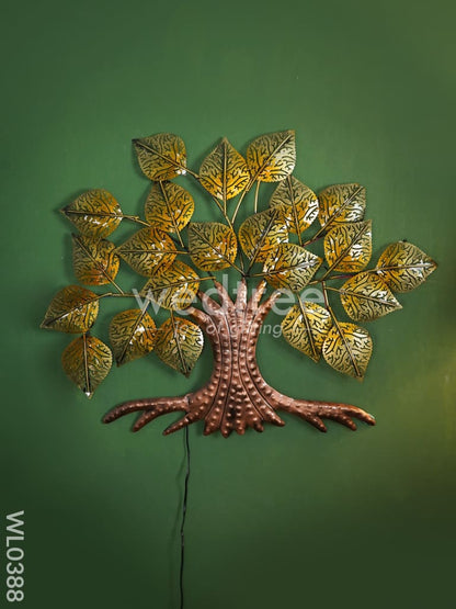 Decorative Golden Leaf Tree (Small) - WL0388