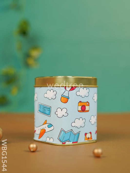 Decorative Kids Storage Tin Box - WBG1544