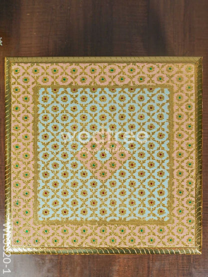 Decorative Meenakari Bajot - 16 x 16 inch - WL3320-1
