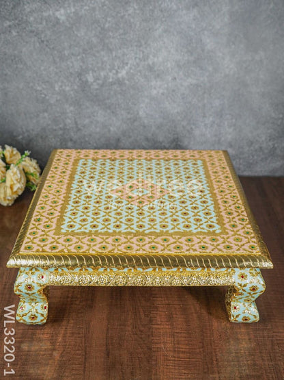 Decorative Meenakari Bajot - 16 x 16 inch - WL3320-1