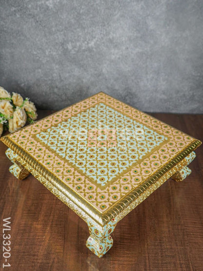 Decorative Meenakari Bajot - 16 x 16 inch - WL3320-1