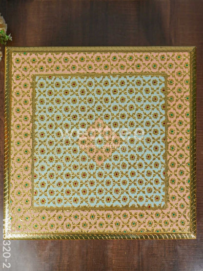 Decorative Meenakari Bajot - 18 x 18 inch - WL3320-2