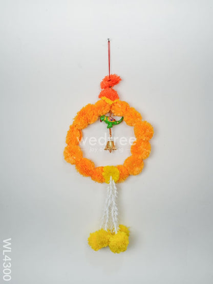 Decorative Round Thoran with Bell - Set of 6 - WL4300