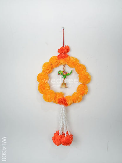 Decorative Round Thoran with Bell - Set of 6 - WL4300