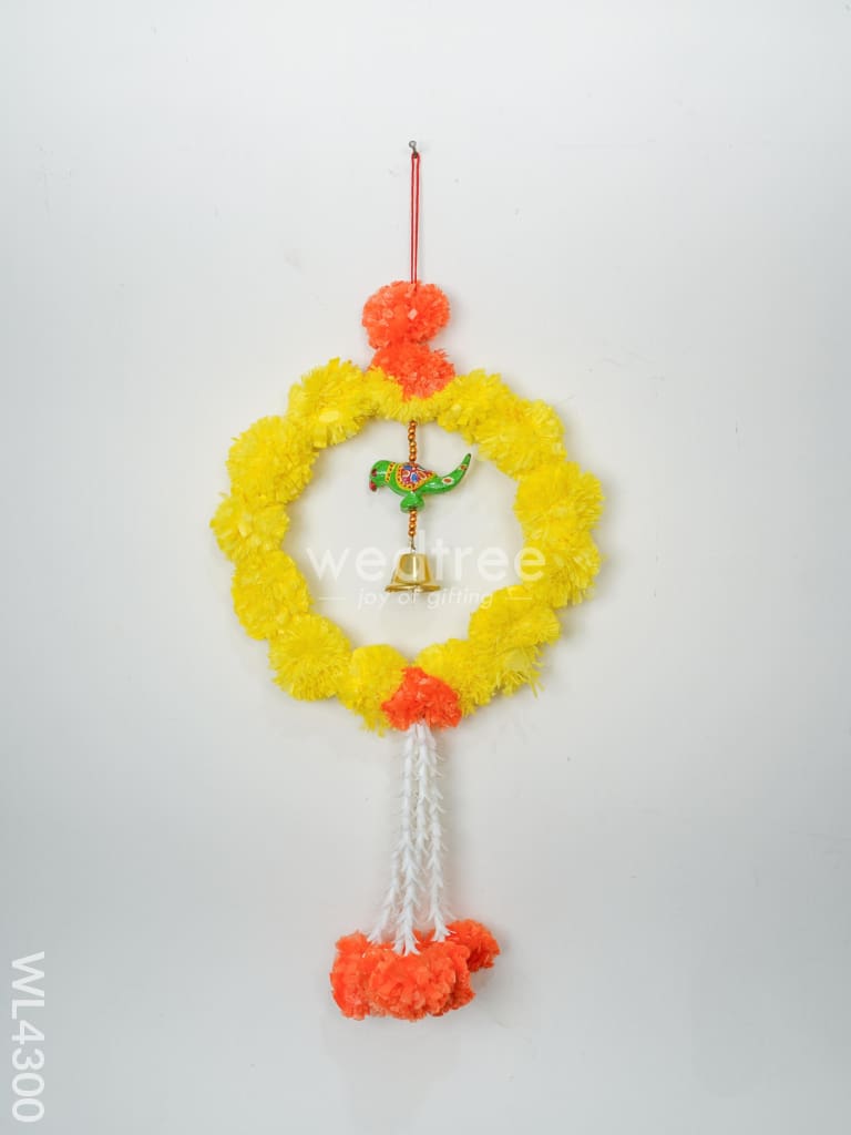 Decorative Round Thoran with Bell - Set of 6 - WL4300