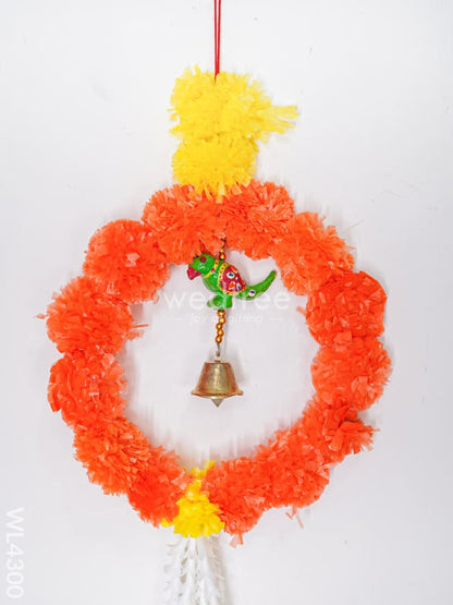 Decorative Round Thoran with Bell - Set of 6 - WL4300