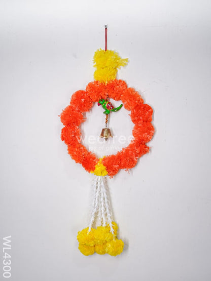 Decorative Round Thoran with Bell - Set of 6 - WL4300