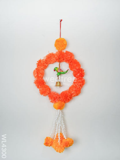 Decorative Round Thoran with Bell - Set of 6 - WL4300