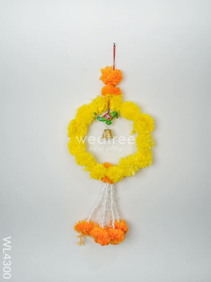 Decorative Round Thoran with Bell - Set of 6 - WL4300