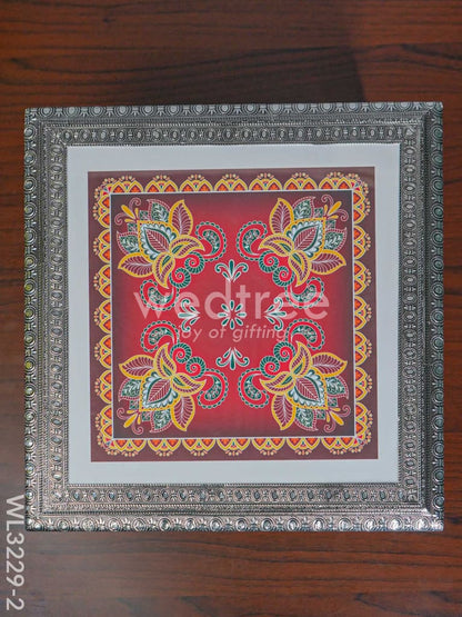 Decorative Silver Oxidized Bajot - WL3229-2