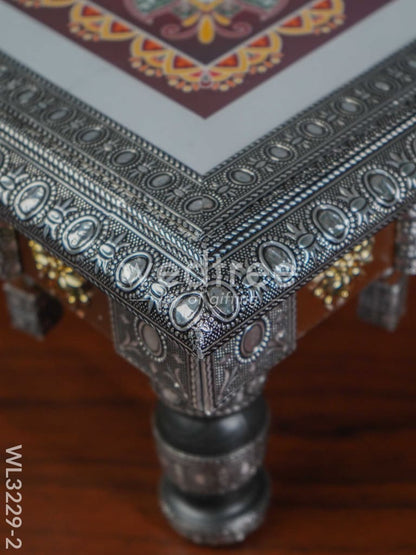Decorative Silver Oxidized Bajot - WL3229-2