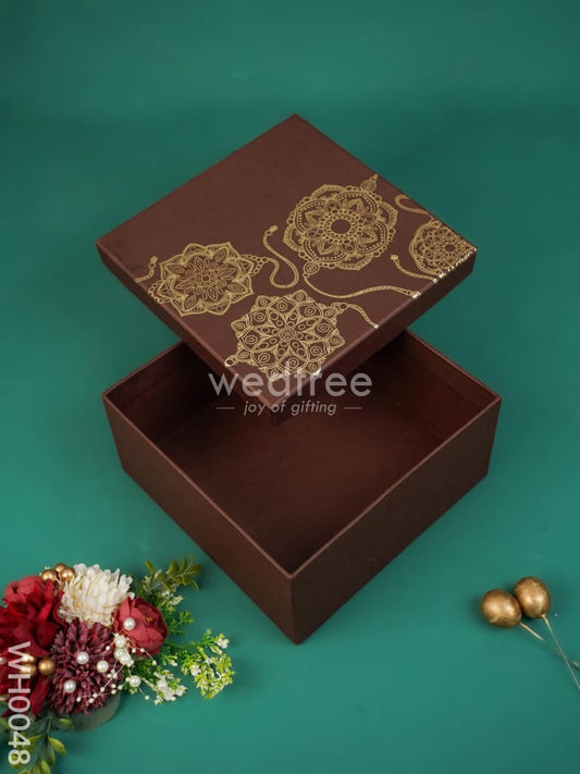 Designer Hamper Box - Brown - WH0048