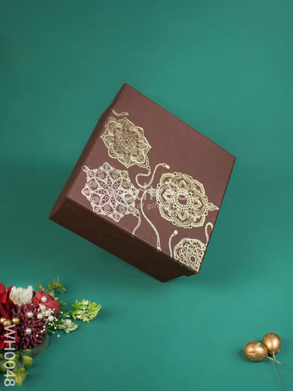 Designer Hamper Box - Brown - WH0048