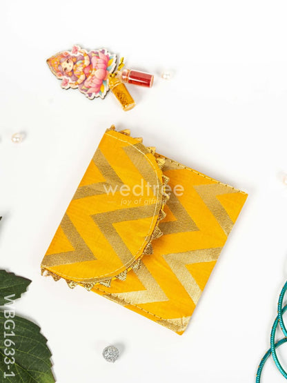 Designer Purse with Bangle & Manjal Kumkum - WBG1633-1