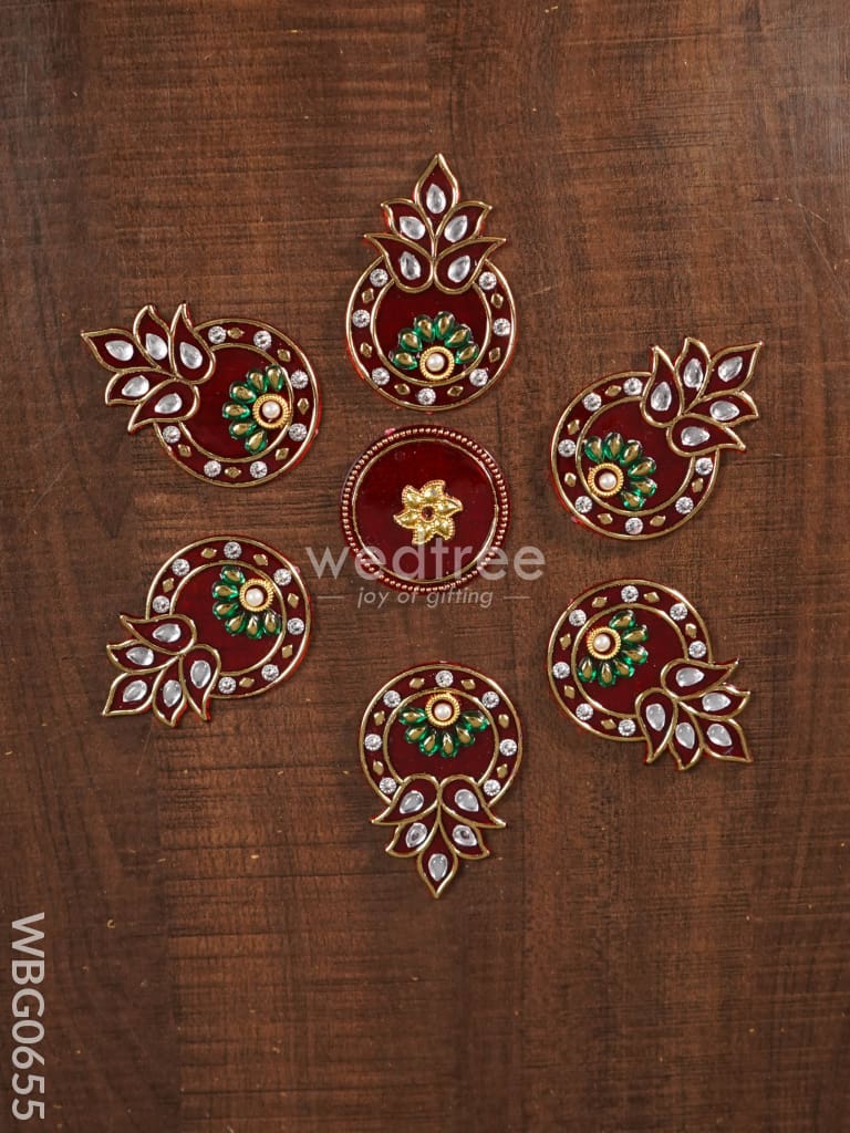 Designer Rangoli - Kalash (Small) - WBG0655