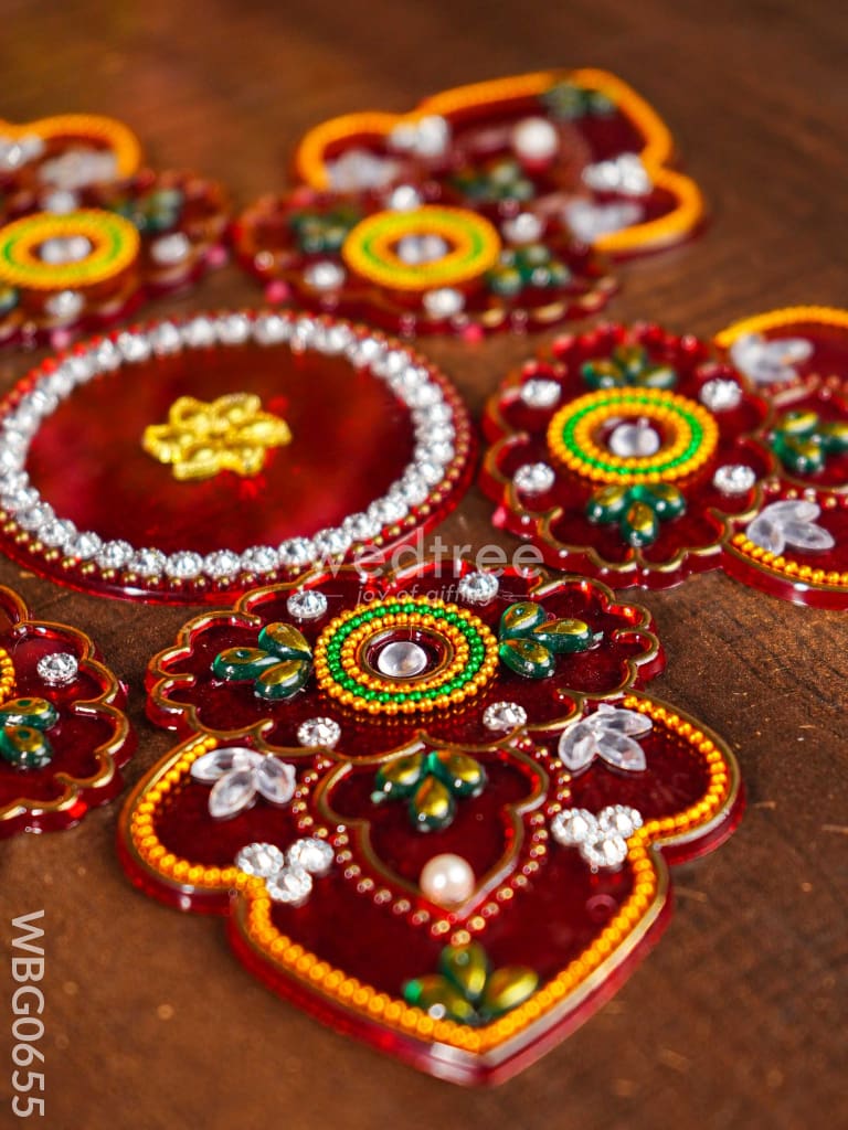 Designer Rangoli - Kalash (Small) - WBG0655