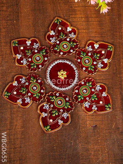 Designer Rangoli - Kalash (Small) - WBG0655