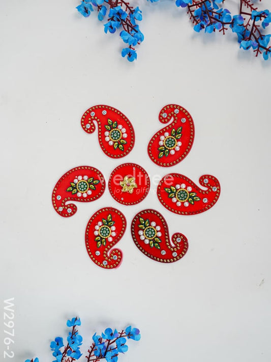 Designer Rangoli Mixed Design - W2976