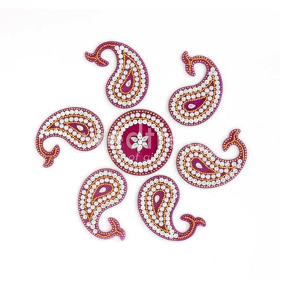 Designer Rangoli Mixed Design - W2976