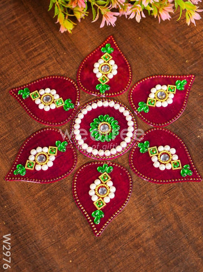 Designer Rangoli Mixed Design - W2976