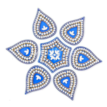 Designer Rangoli Mixed Design - W2976