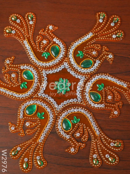 Designer Rangoli Mixed Design - W2976