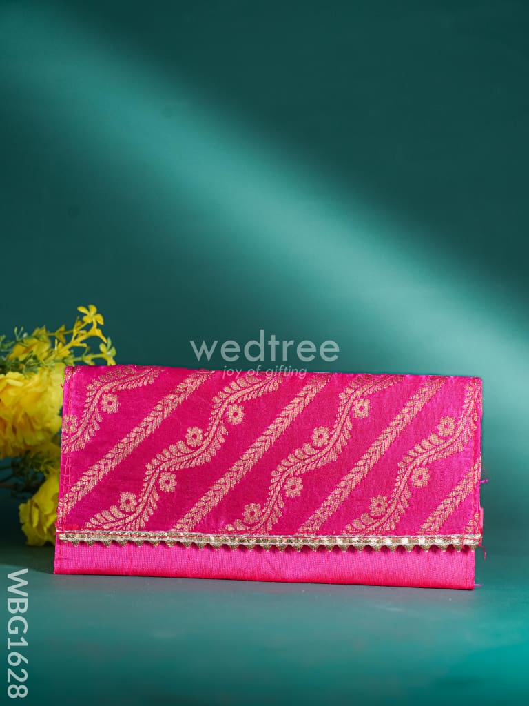 Designer Raw Silk Purse - WBG1628
