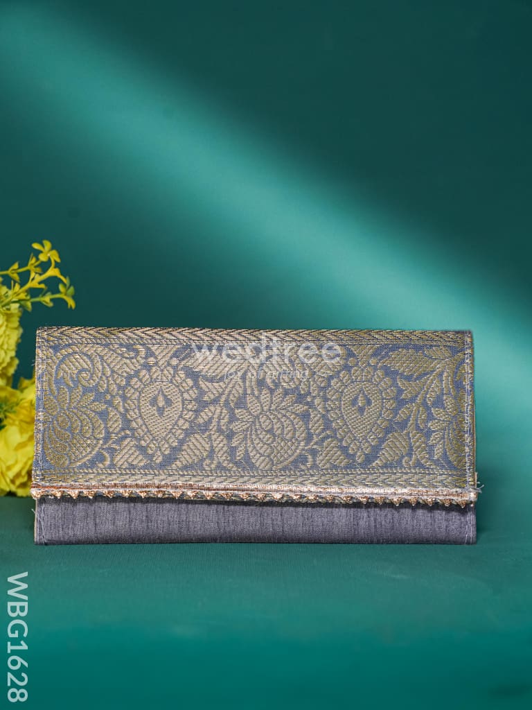 Designer Raw Silk Purse - WBG1628